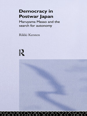 cover image of Democracy in Post-War Japan